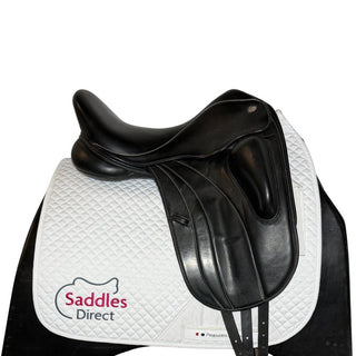 Fairfax Rebecca Monoflap MDR Dressage Black 17" ADJ 2 | Saddles Direct