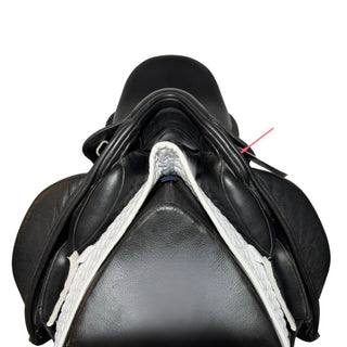 Fairfax World Class Monoflap Dressage Black 17.5" ADJ 3 | Saddles Direct