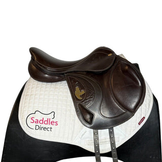 Fairfax World Class Monoflap Jump Brown 17" ADJ 2 | Saddles Direct