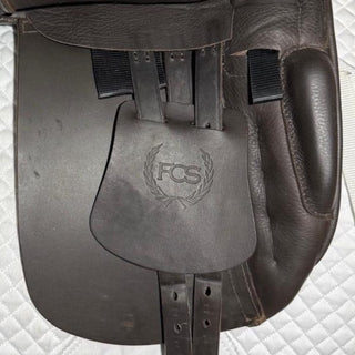 Fiona Cork Daisy Show Brown 17" XW 8 | Saddles Direct