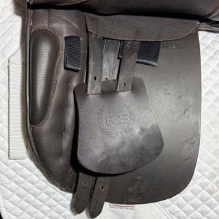 Fiona Cork Daisy Show Brown 17" XW 7 | Saddles Direct