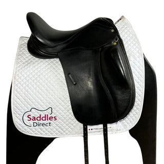 Black Fiona Cork Dressage Black 17" W 2 - Saddles Direct