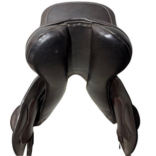Fiona Cork Monoflap Flat tree Event Jump Brown 17" W 7 | Saddles Direct