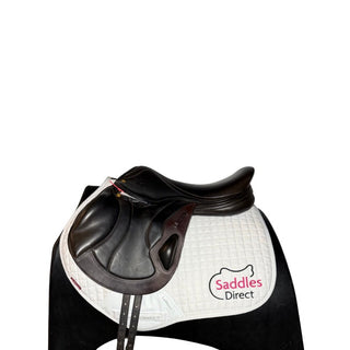 Fiona Cork Monoflap Flat tree Event Jump Brown 17" W 1 | Saddles Direct