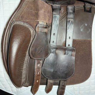 Bates All Purpose GP Heritage Leather Brown 17.5" ADJ