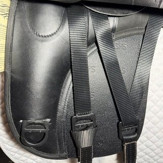 GFS Transition Deep Seat Dressage S707 Black 17" ADJ