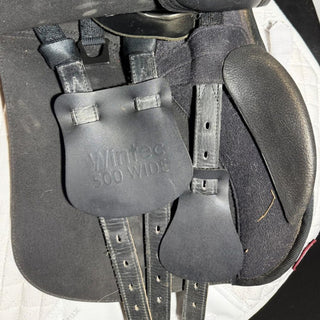 Wintec 500 All Purpose GP Cob/Wide Black 17" ADJ