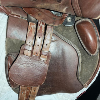 Bates Caprilli Close Contact Jump Brown 17" ADJ