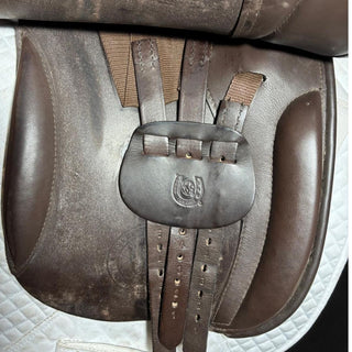 Fylde Designer Saddlery Ray WH/Show Brown 18" XW 8 | Saddles Direct