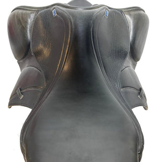 GFS Dual flap with long girth straps Jump Black 17.5" ADJ 6 | Saddles Direct