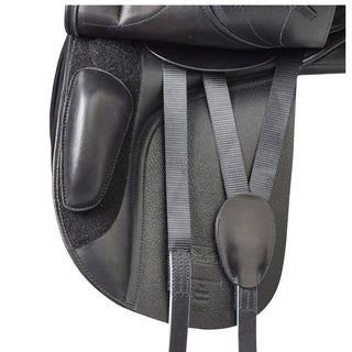 GFS Monarch Cob Dressage Low Cantle S656 Black 16.5" ADJ 3 | Saddles Direct