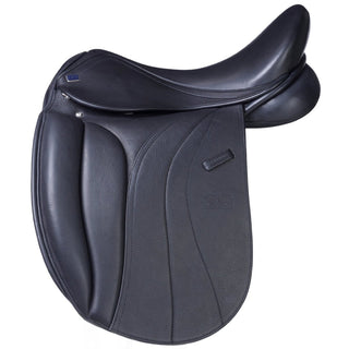 GFS Monarch Cob Dressage Low Cantle S656 Black 16.5" ADJ 1 | Saddles Direct