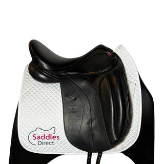 Black GFS Monarch Dressage Black 17.5" ADJ 2 - Saddles Direct