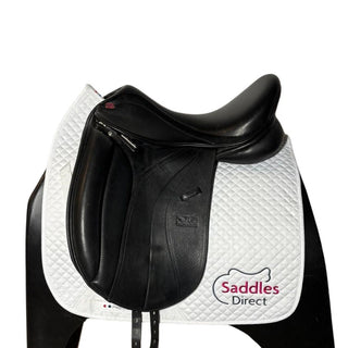 Black GFS Monarch Dressage Black 17.5" ADJ 1 - Saddles Direct