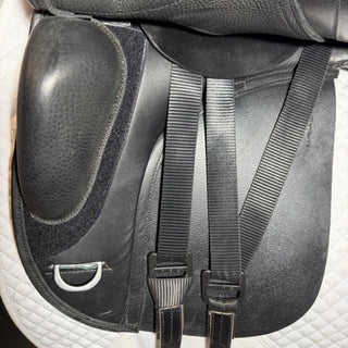 GFS Monarch Dressage Low Cantle S655 Black 16.5" ADJ 7 | Saddles Direct