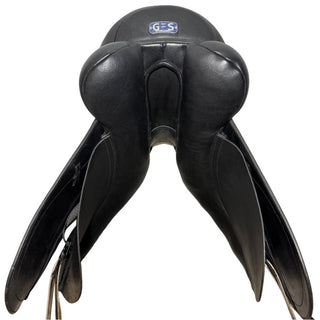 GFS Monarch Dressage Low Cantle S655 Black 16.5" ADJ 8 | Saddles Direct