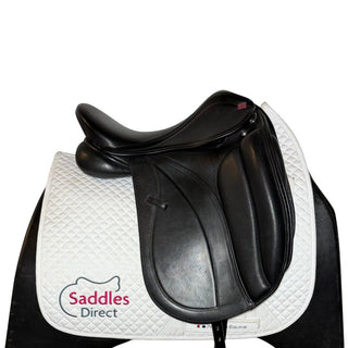GFS Monarch Dressage Low Cantle S655 Black 16.5" ADJ 2 | Saddles Direct