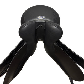 GFS Monarch Dressage S614 Black 17" ADJ 9 | Saddles Direct