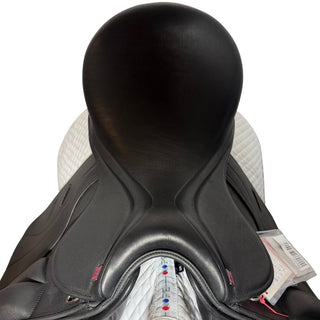 GFS Monarch Dressage S614 Black 17" ADJ 4 | Saddles Direct