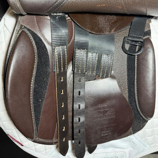 GFS Monarch GP S602 Brown 17" ADJ 7 | Saddles Direct