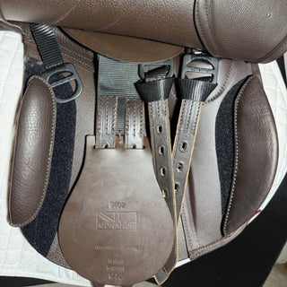 GFS Monarch GP S602 Brown 17.5" ADJ 8 | Saddles Direct