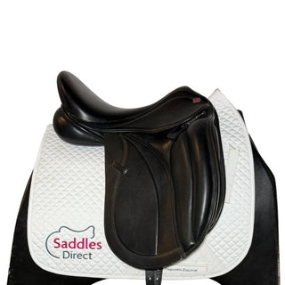 GFS Monarch Low Cantle Dressage S655 Black 17.5" ADJ 2 | Saddles Direct