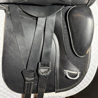 GFS Monarch Low Cantle Dressage S655 Black 17.5" ADJ 8 | Saddles Direct