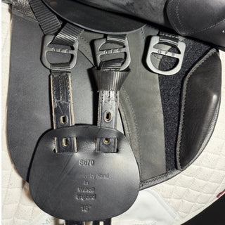 GFS Monarch Pony GP S670 Black 16" ADJ 8 | Saddles Direct