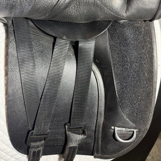 GFS Monarch S614 Dressage Black 17.5" ADJ 8 | Saddles Direct