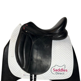 GFS Monarch S614 Dressage Black 17.5" ADJ 1 | Saddles Direct