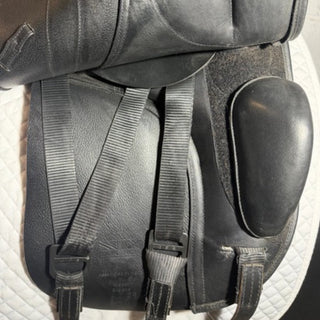 GFS Monarch S614 Dressage Black 17.5" ADJ 8 | Saddles Direct