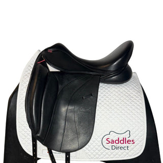 GFS Monarch S614 Dressage Black 17.5" ADJ 1 | Saddles Direct