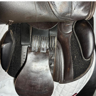 GFS Monarch S665 Jump Brown 17.5" ADJ 8 | Saddles Direct