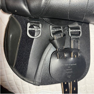 GFS Monarch S671 Pony Jump Black 16" ADJ 7 | Saddles Direct