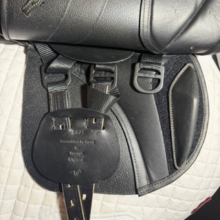 GFS Monarch S671 Pony Jump Black 16" ADJ 8 | Saddles Direct