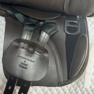 GFS Monarch Trophy Show S673 Brown 14" ADJ 6 | Saddles Direct