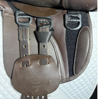 GFS Monarch Trophy Show S673 Brown 15" ADJ 8 | Saddles Direct
