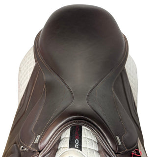 GFS Premier Jump S802 Semi Deep Seat Brown 17" ADJ 4 | Saddles Direct
