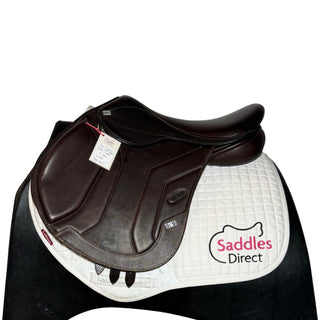 GFS Premier Jump S802 Semi Deep Seat Brown 17" ADJ 1 | Saddles Direct