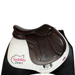 GFS Premier Jump S802 Semi Deep Seat Brown 17" ADJ 2 | Saddles Direct