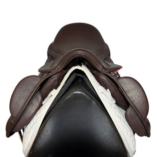 GFS Premier Sport Event Jump S828 Semi Deep Seat Brown 17 ADJ 3 | Saddles Direct