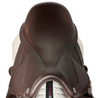 GFS Premier Sport Event Jump S828 Semi Deep Seat Brown 17 ADJ 4 | Saddles Direct