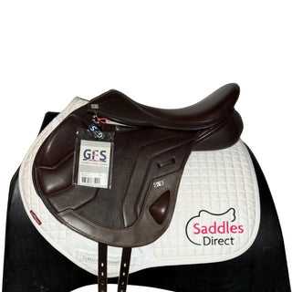 GFS Premier Sport Event Jump S828 Semi Deep Seat Brown 17 ADJ 1 | Saddles Direct