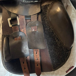 Harry Dabbs Avant Future DJ Jump Brown 17.5" W 8 | Saddles Direct