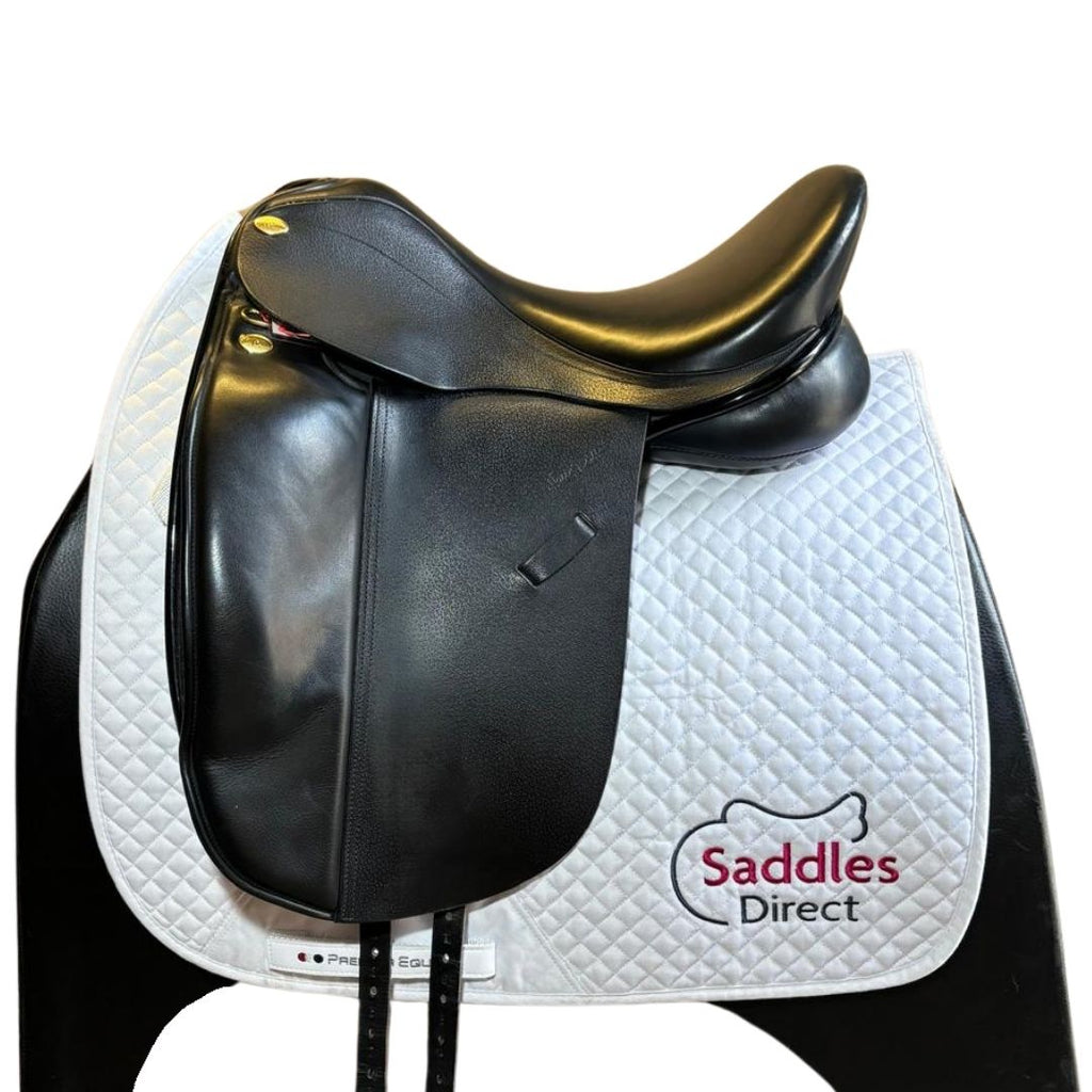 Sangle De Dressage Jaguar – Cuir Noir – Taille 26 – Fabriquée Au Royaume-Uni
