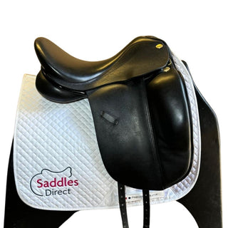 Black Harry Dabbs Classic Meridian Dressage Black 17.5" MW 2 - Saddles Direct