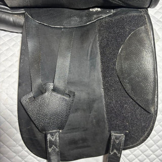 Harry Dabbs Elegant Dressage Black 16" XXW 8 | Saddles Direct