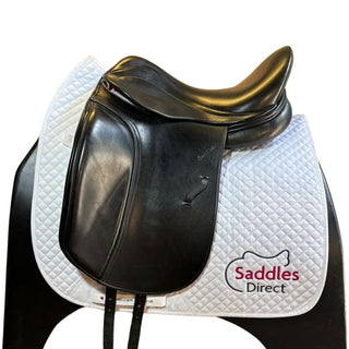 Black Harry Dabbs Elegant Dressage Black 17" XW 1 - Saddles Direct