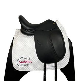 Black Harry Dabbs Elegant Dressage Black 17.5" W 2 - Saddles Direct