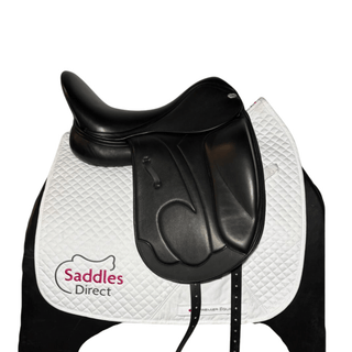 Harry Dabbs Grace Platinum Dressage Black 17.5" MW 2 | Saddles Direct